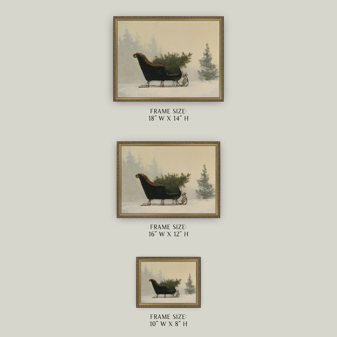 Classic Sleigh Art Print