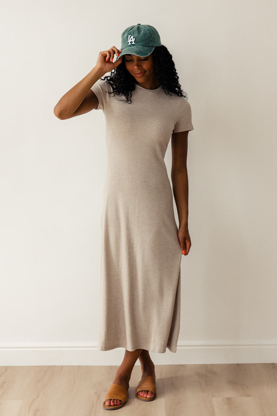 Glimpse of Us Ribbed Midi