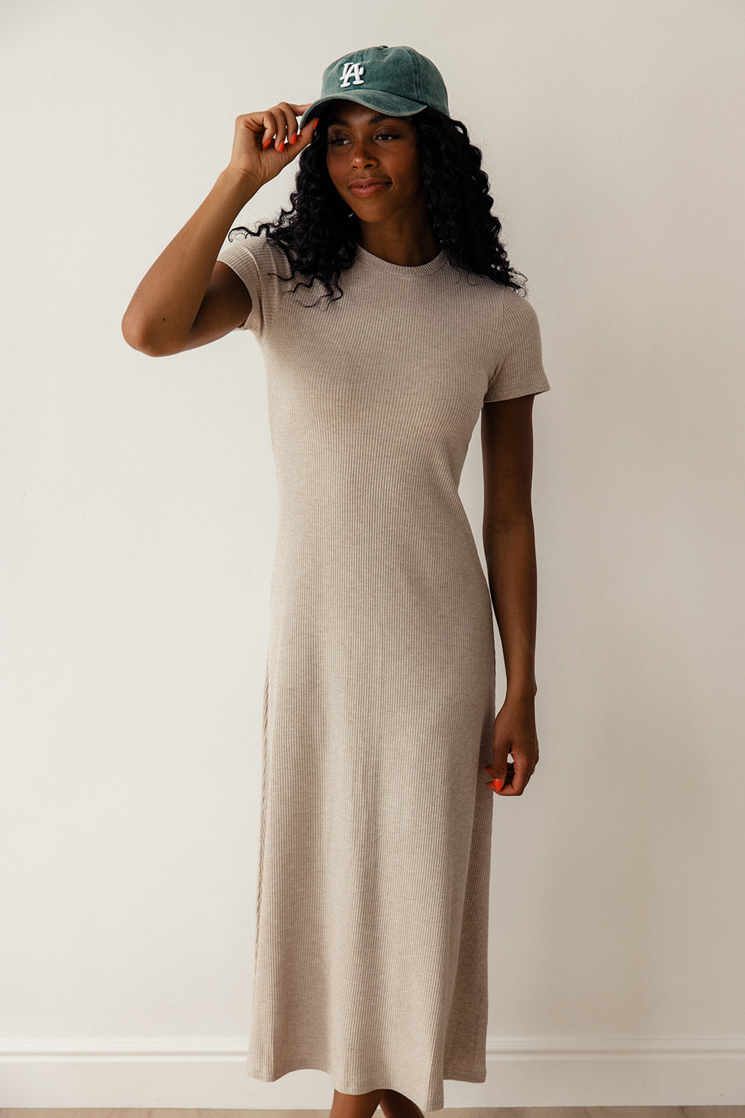Glimpse of Us Ribbed Midi
