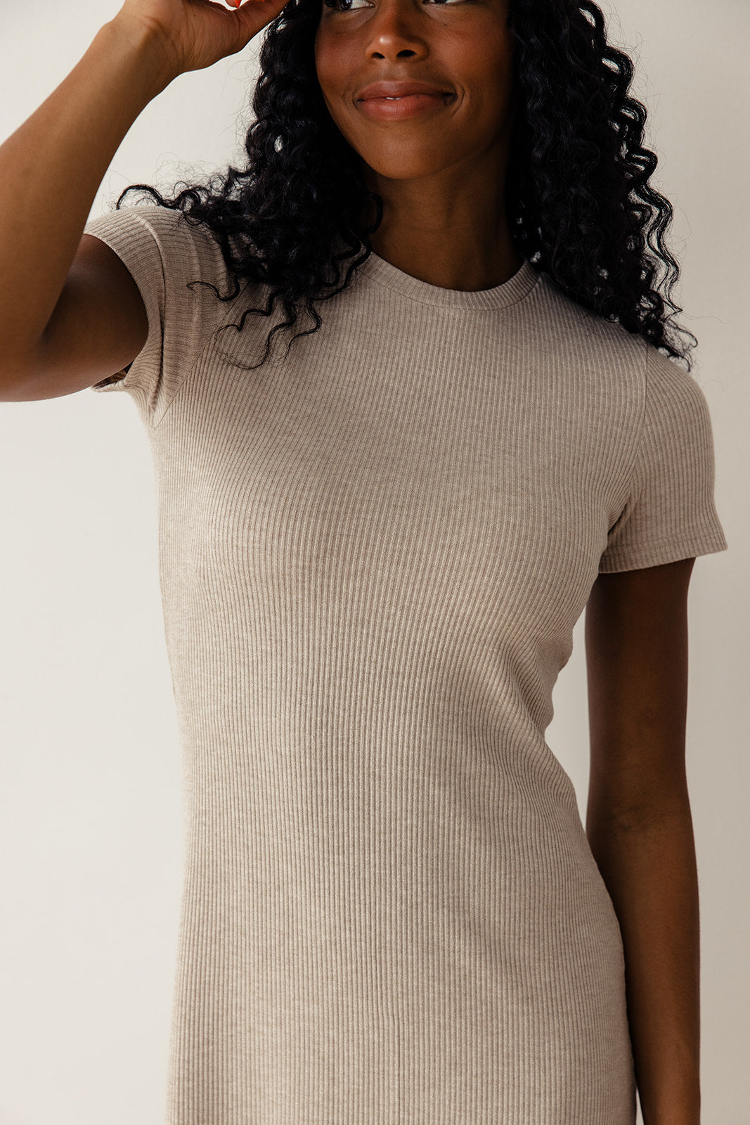 Glimpse of Us Ribbed Midi