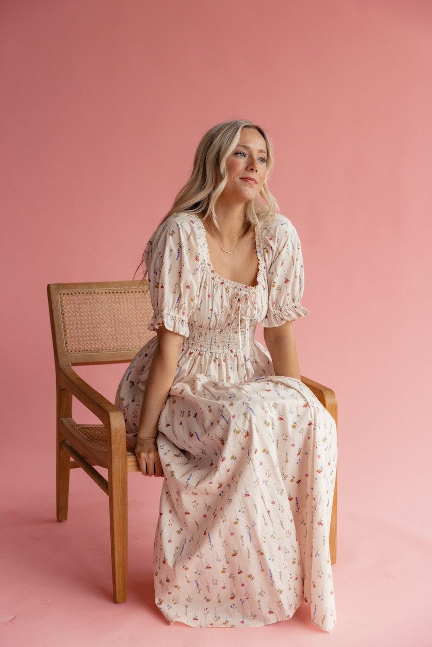 Hyacinth Floral Maxi