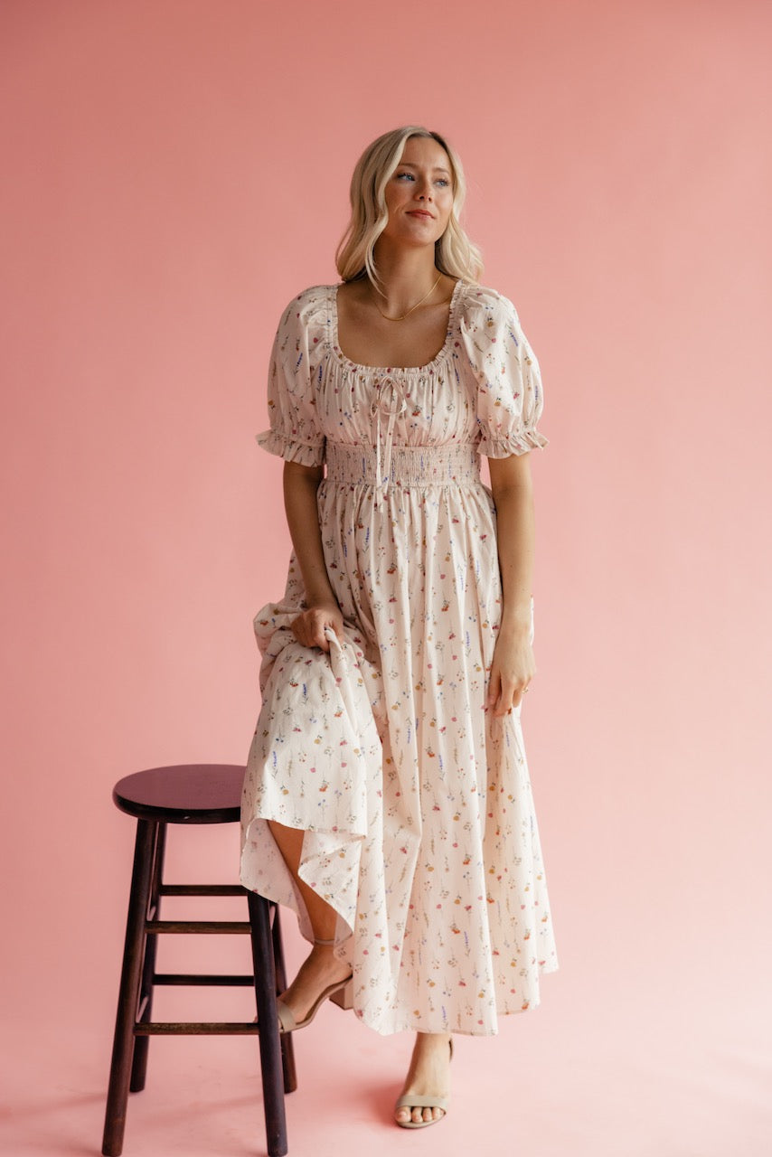 Hyacinth Floral Maxi