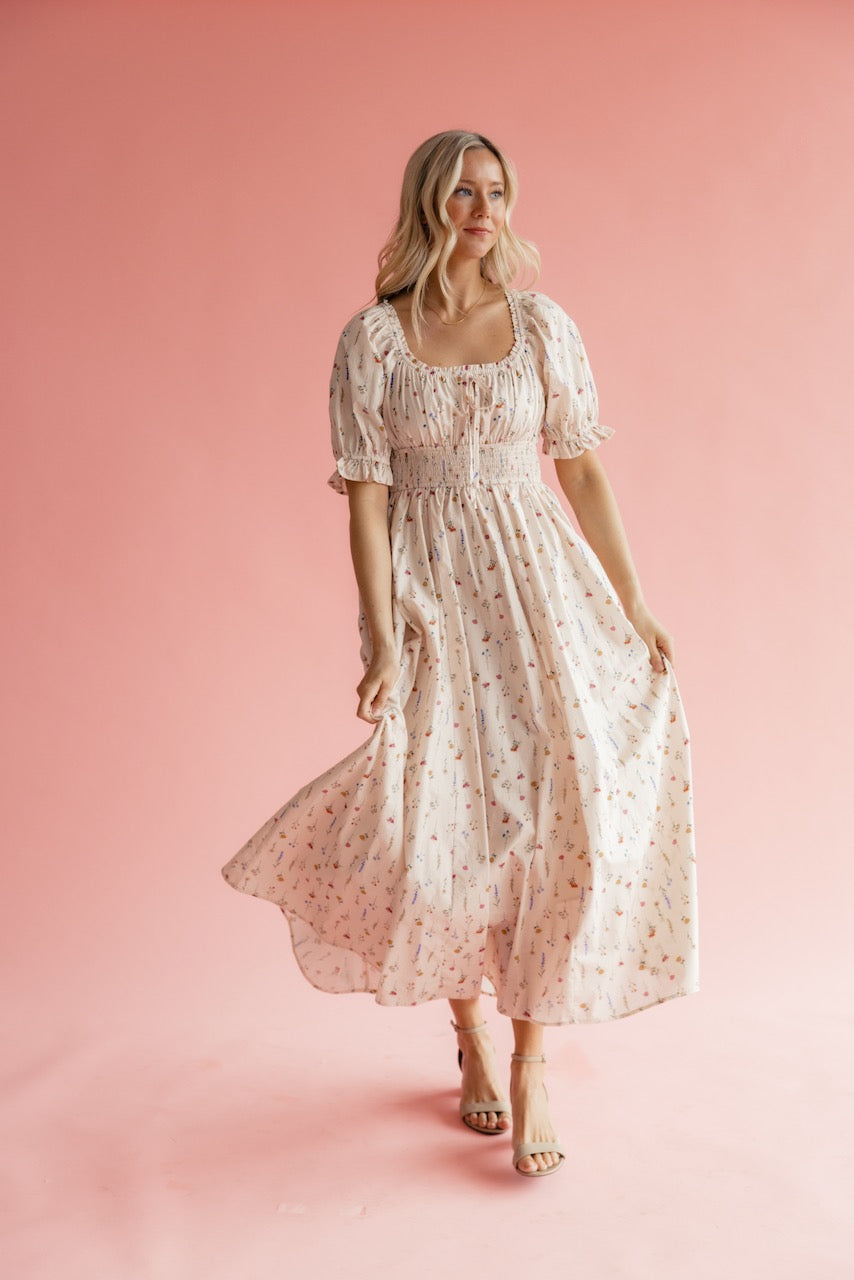 Hyacinth Floral Maxi