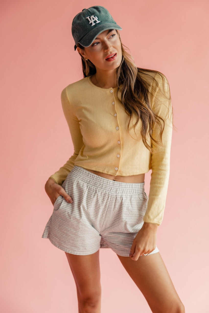 Just Friends Pointelle Cardigan