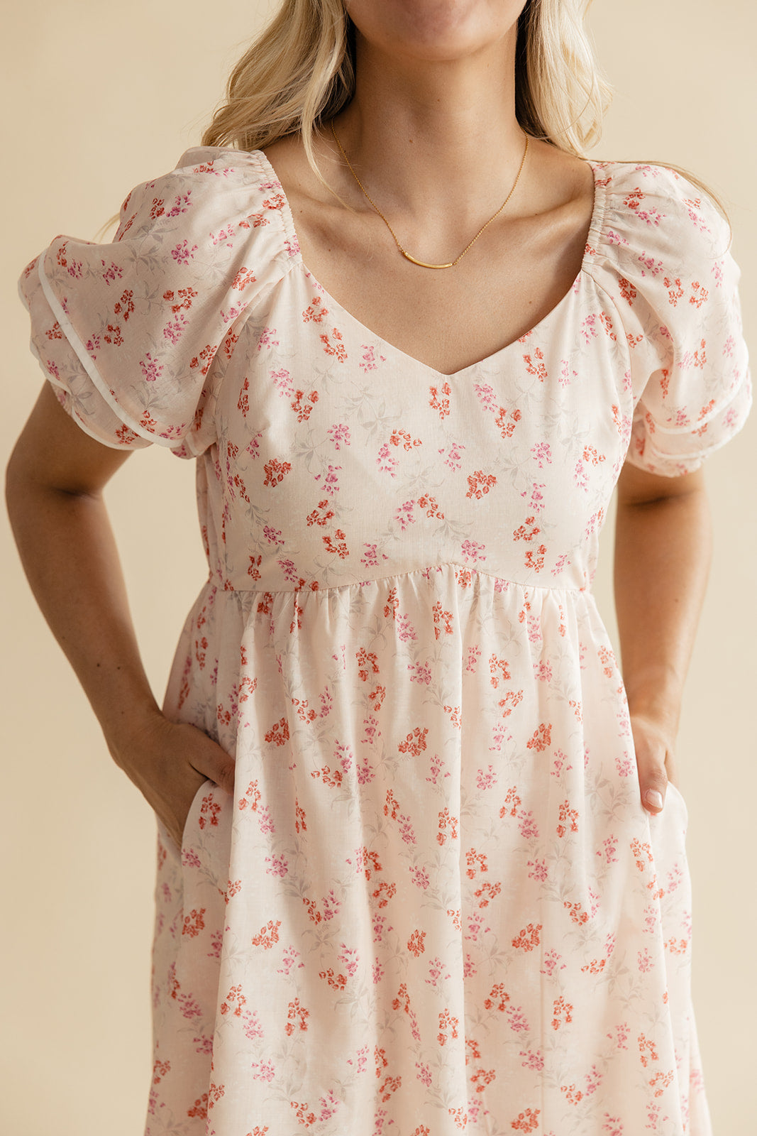 Prue Bubble Sleeve Dress
