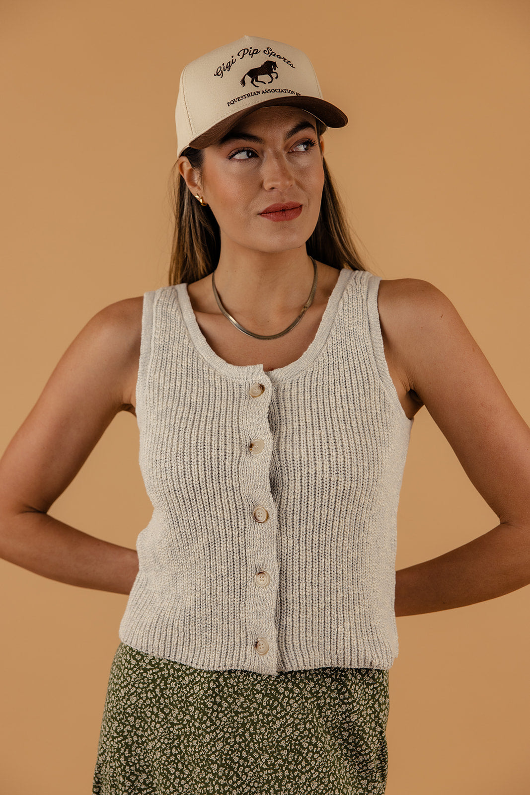 I’ll Be Fine Button Down Vest
