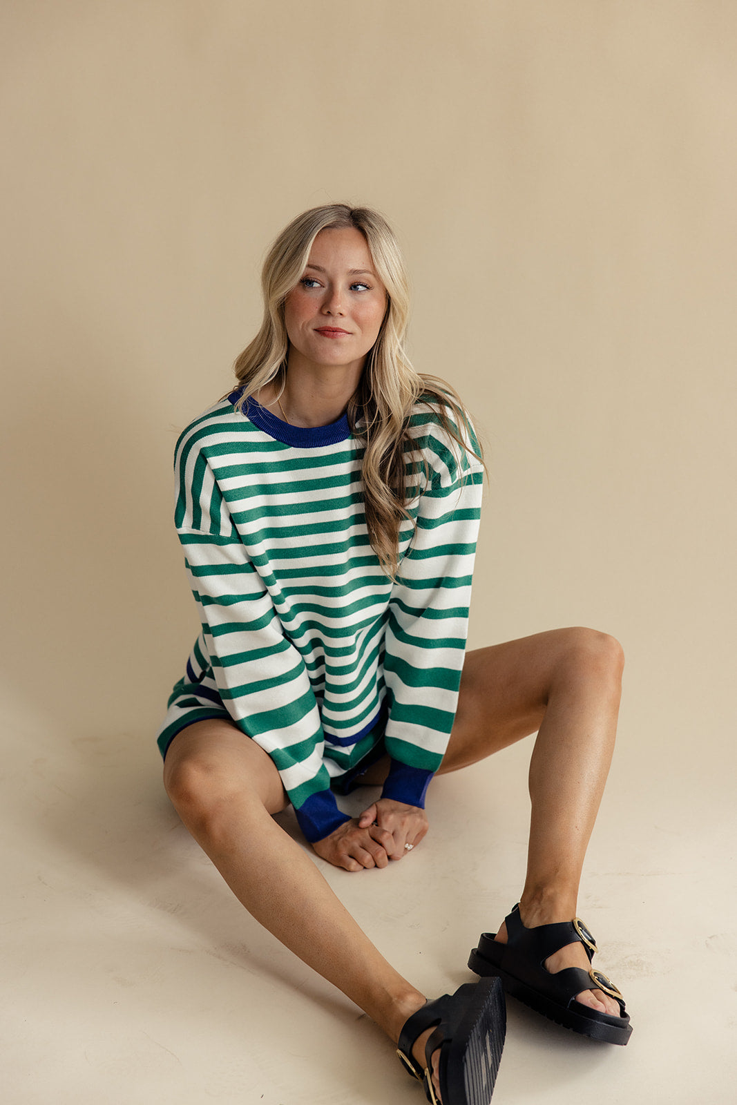 Nyla Striped Set