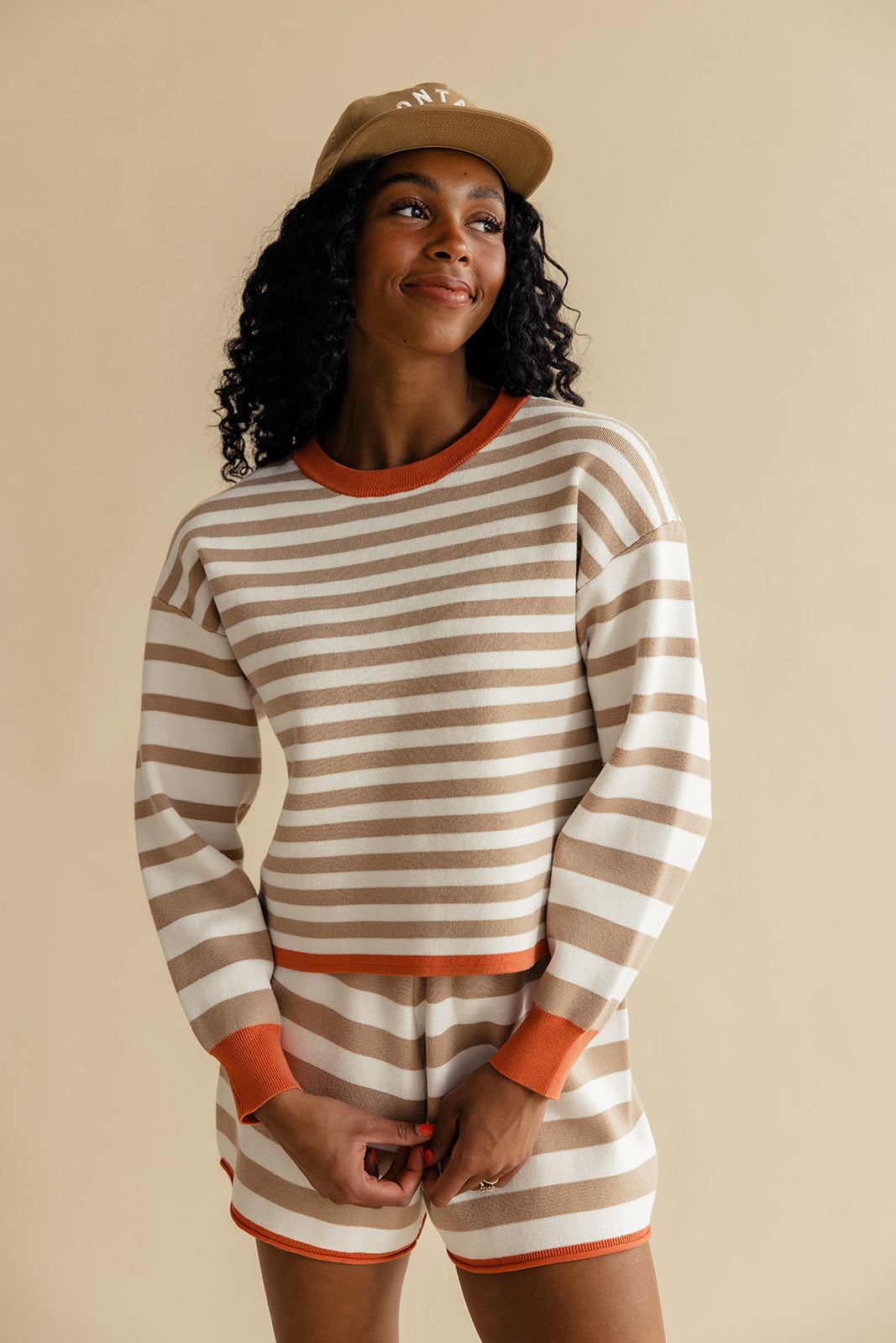 Nyla Striped Set