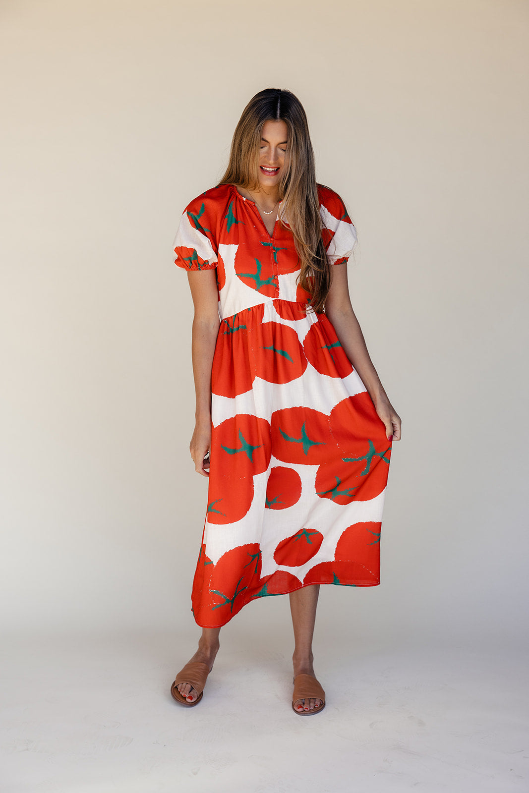 The Tuscany Tomato Dress