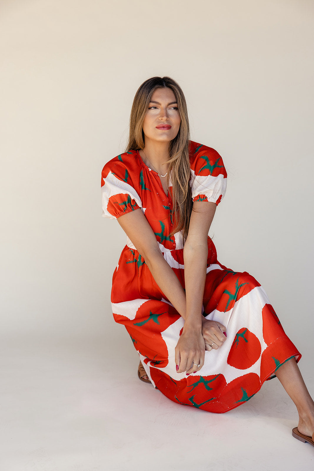 The Tuscany Tomato Dress