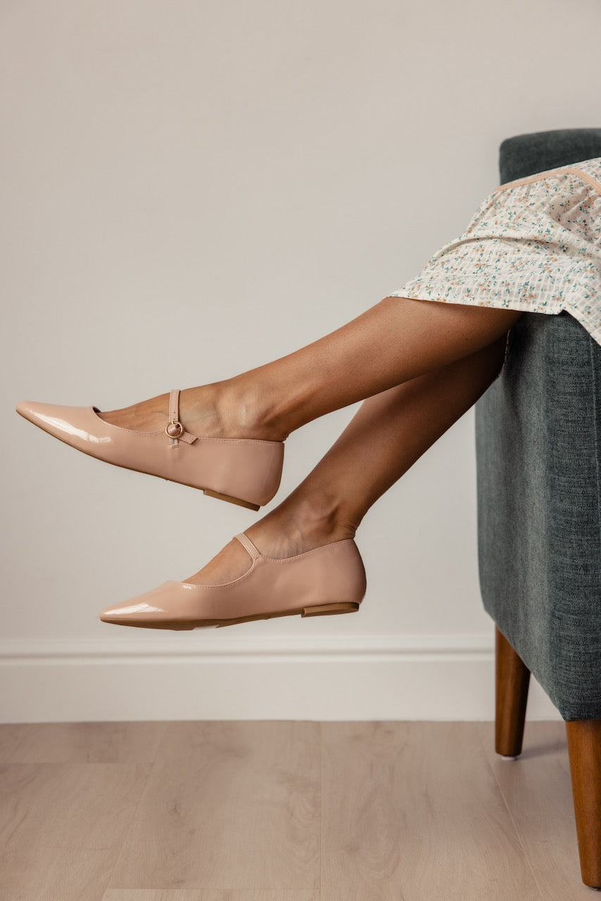 Verity Pointed Ballet Flats