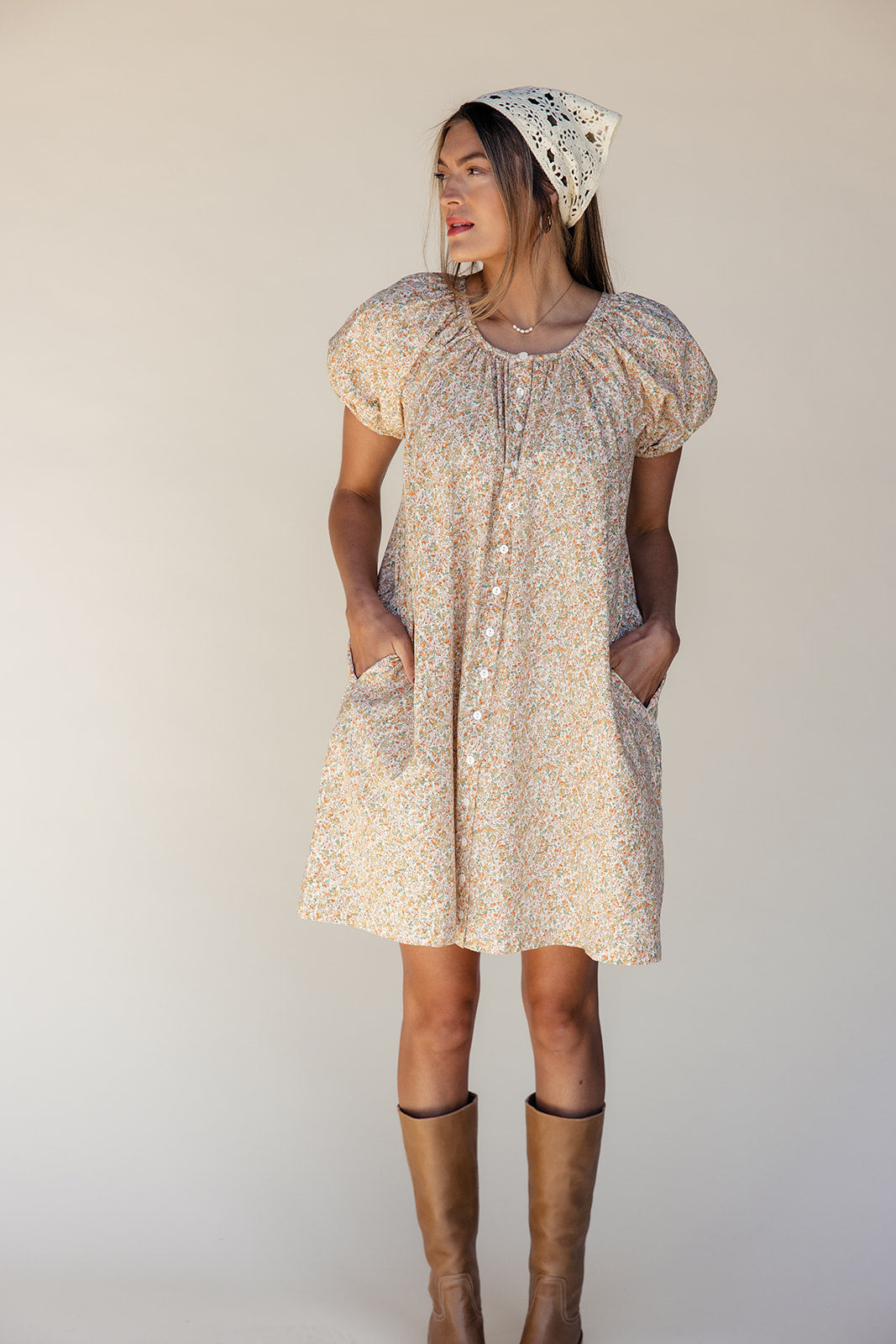 Florence Puff Sleeve Dress