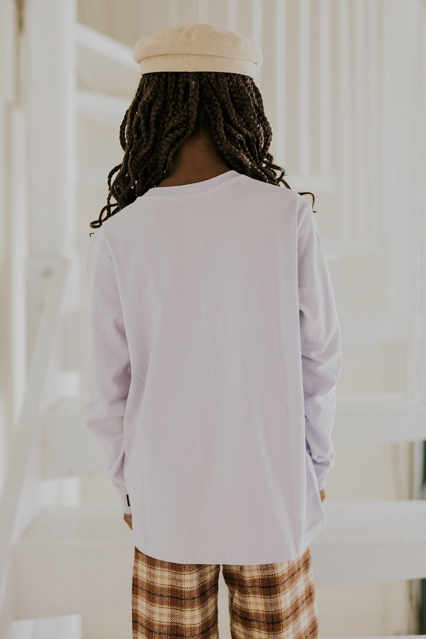 Kids Center Chest Long Sleeve BFF Tee