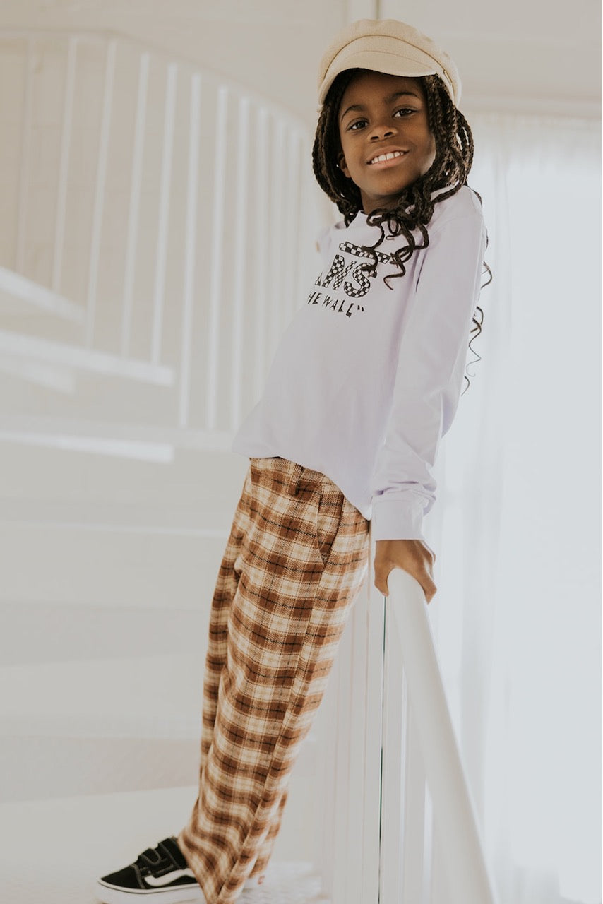 Kids Center Chest Long Sleeve BFF Tee