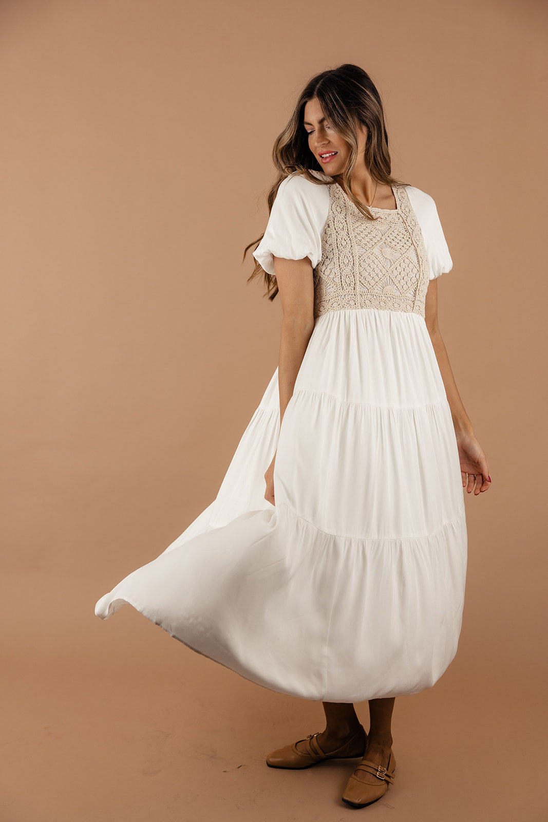 Feels Like Home Crochet Dress