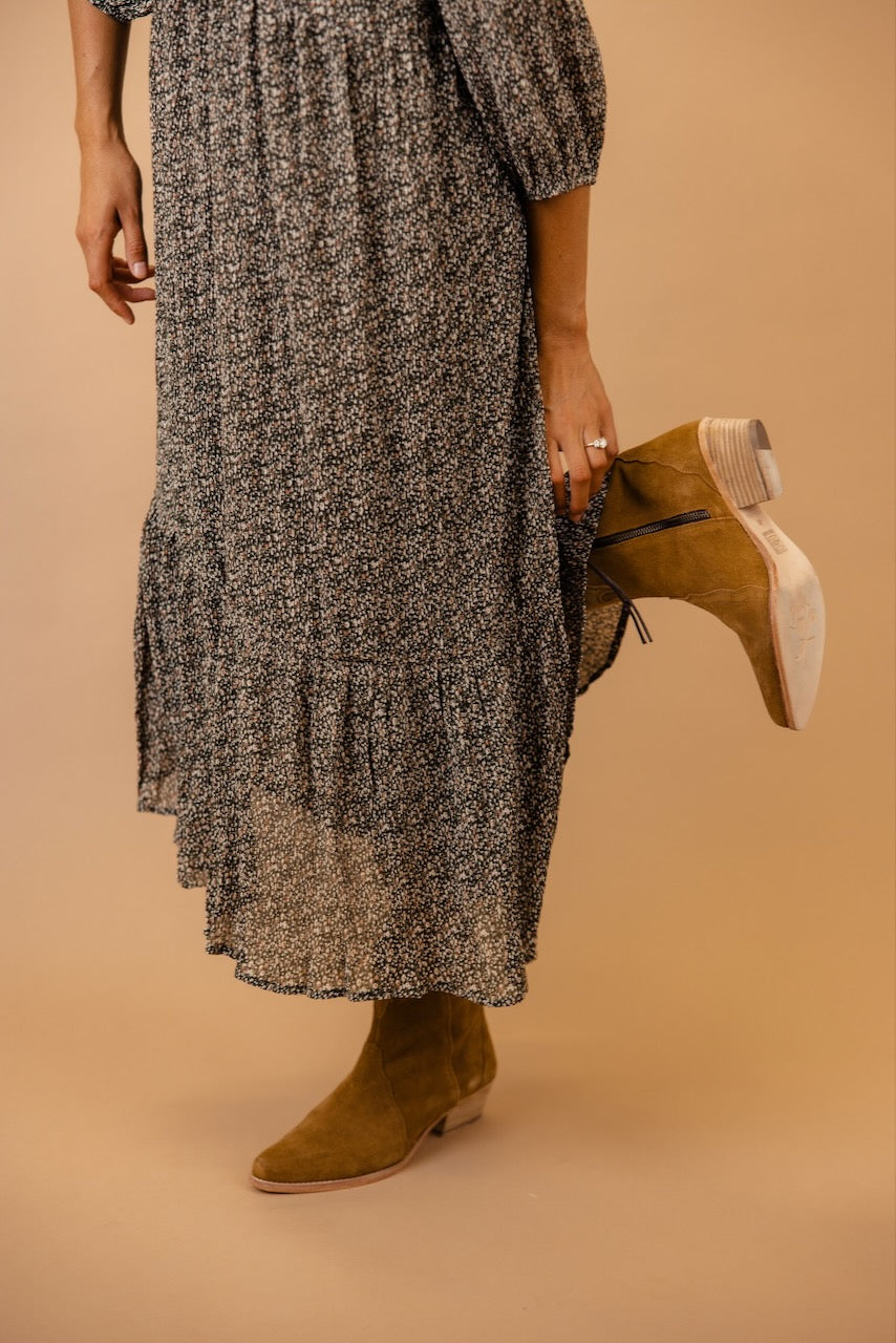 Valley of Your Heart Puff Sleeve Dress