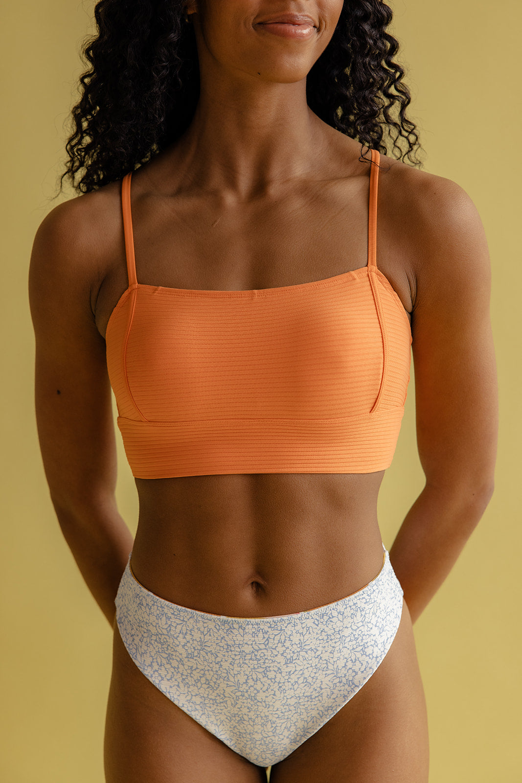 Zena Flat Rib Surf Crop