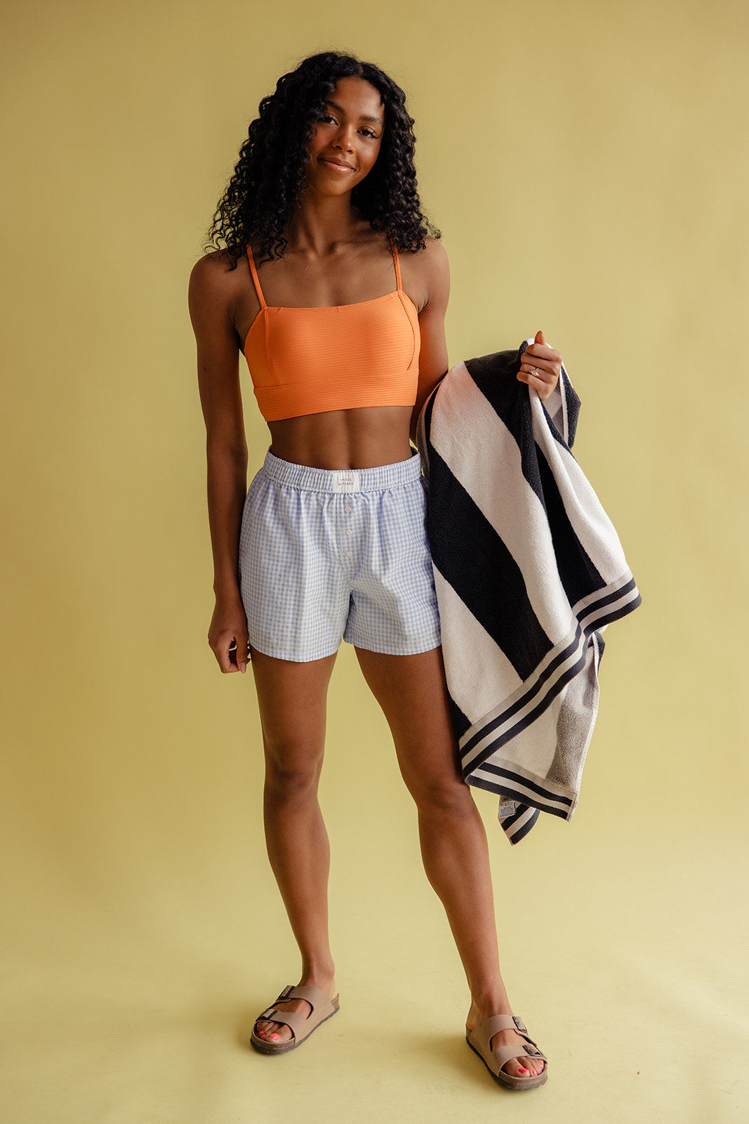 Zena Flat Rib Surf Crop