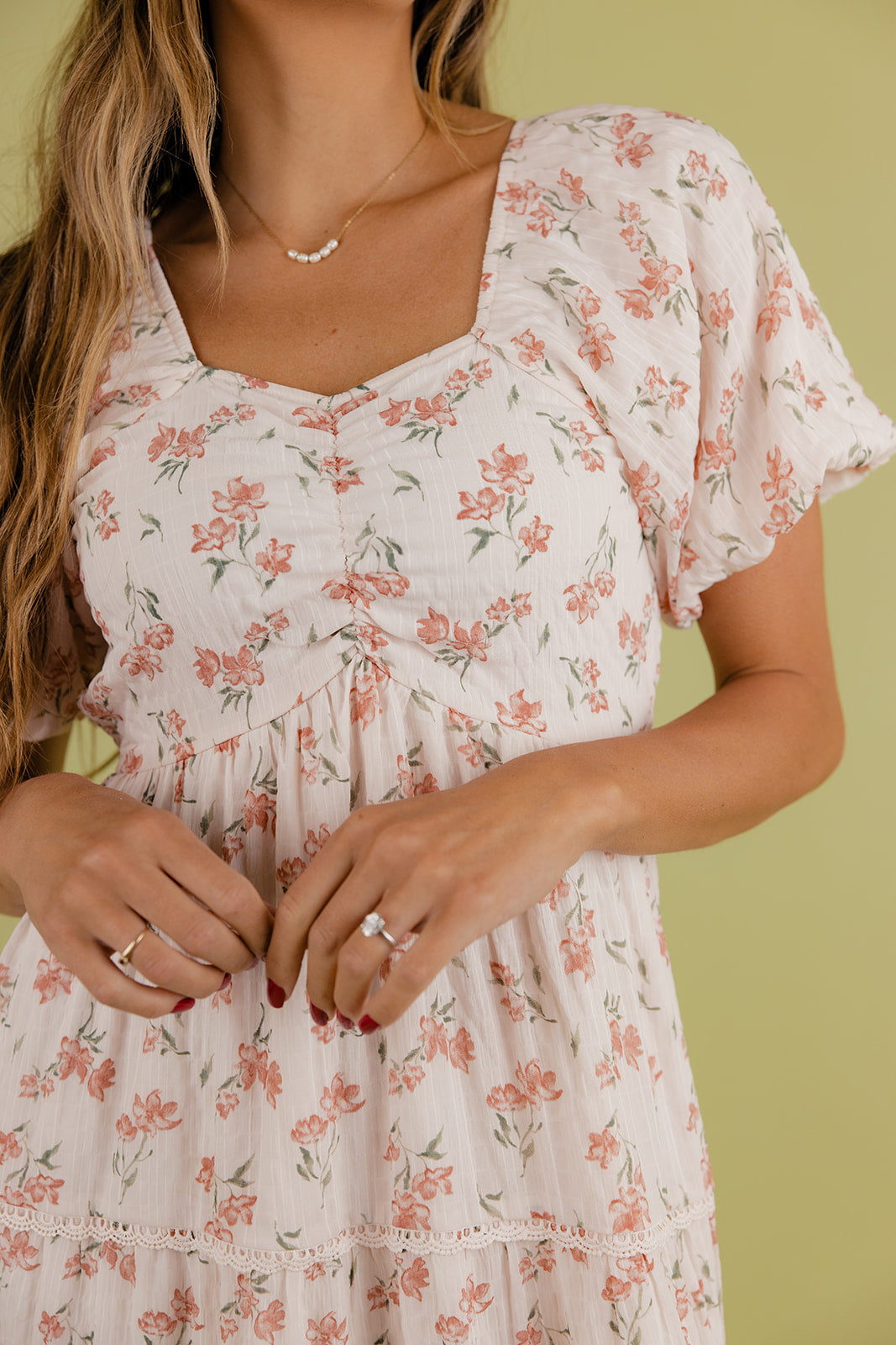 Serenity Floral Tiered Dress