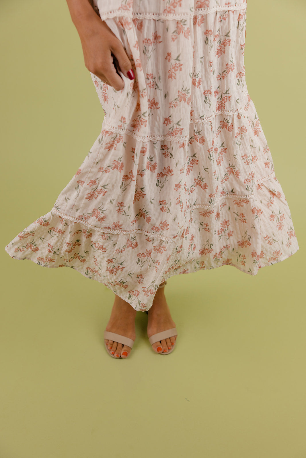Serenity Floral Tiered Dress