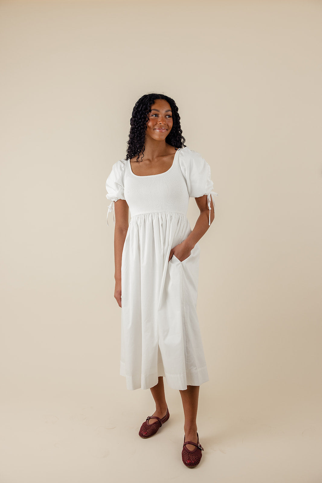 Crystal Clear Tie Dress