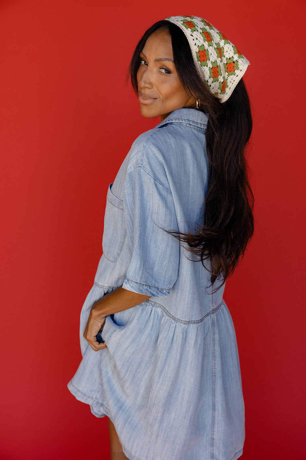 Tornado Alley Denim Dress