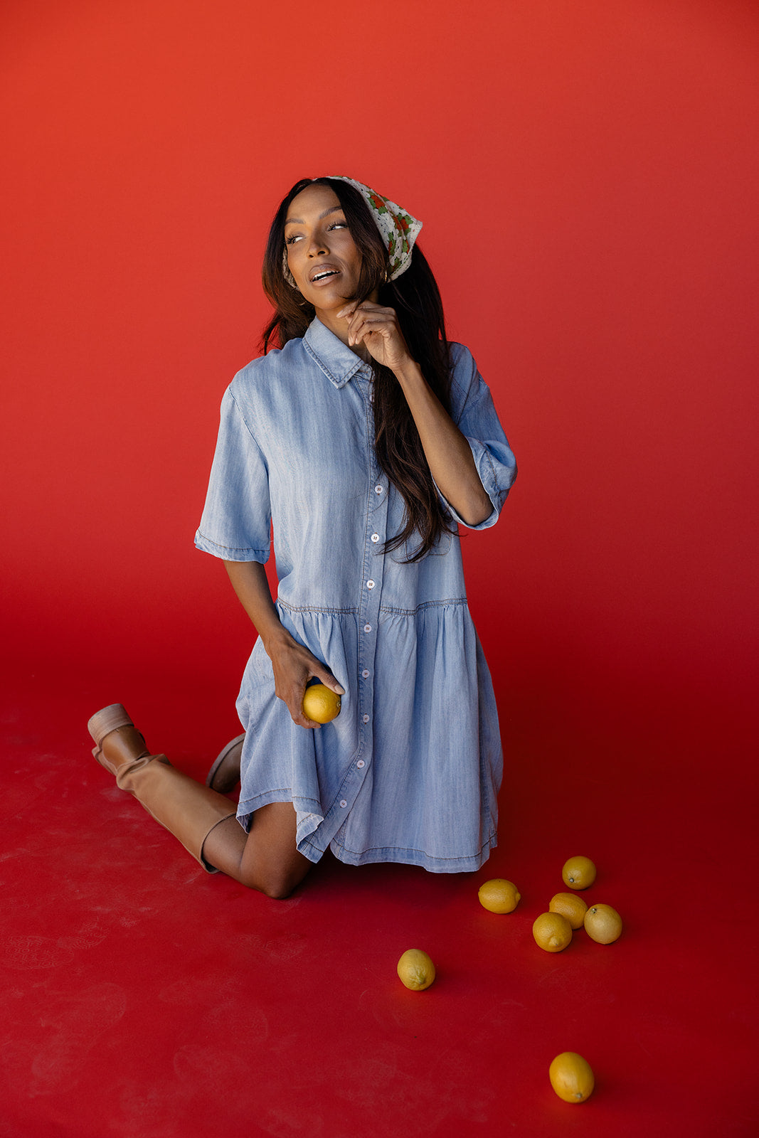 Tornado Alley Denim Dress