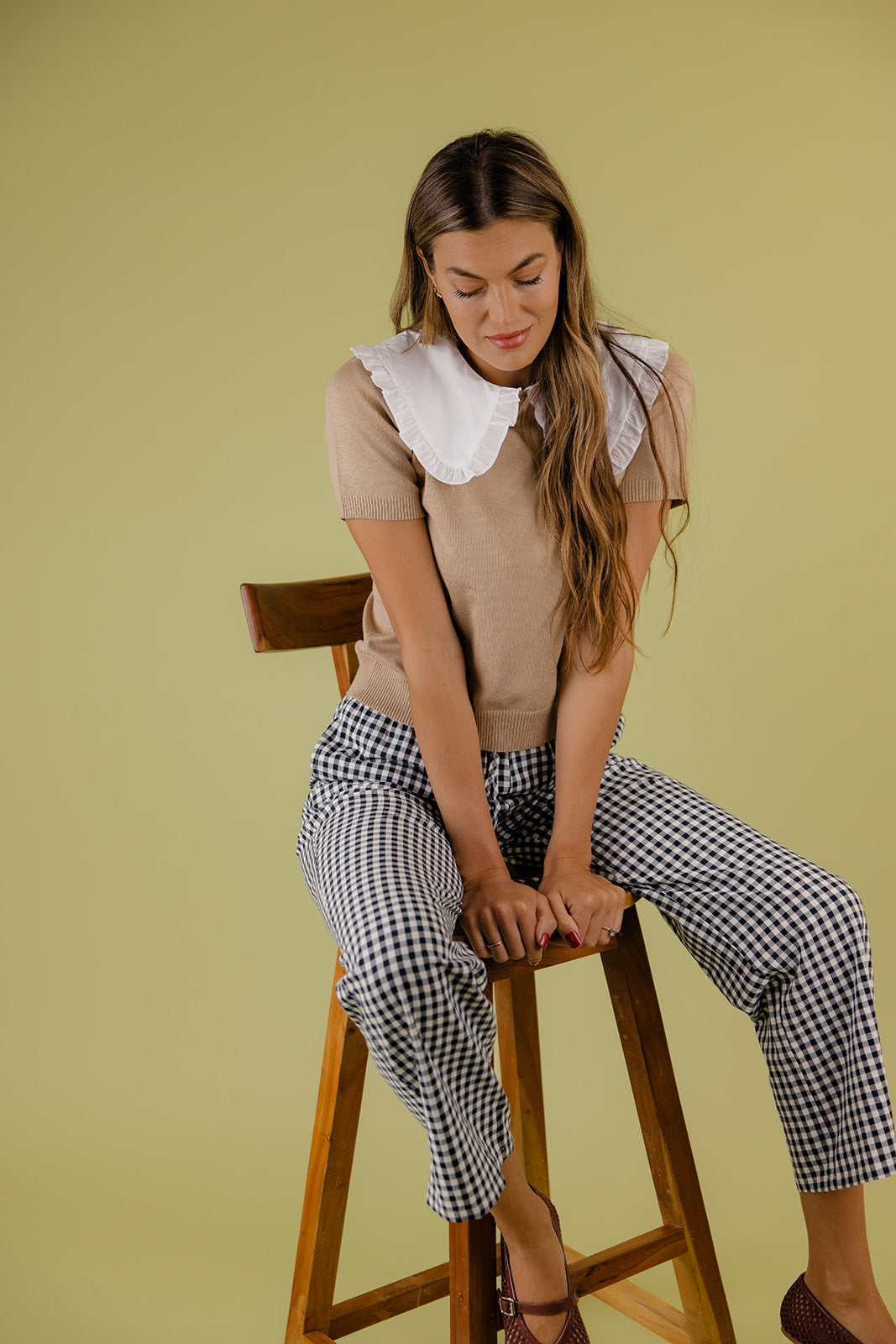 For Life Collar Sweater Top
