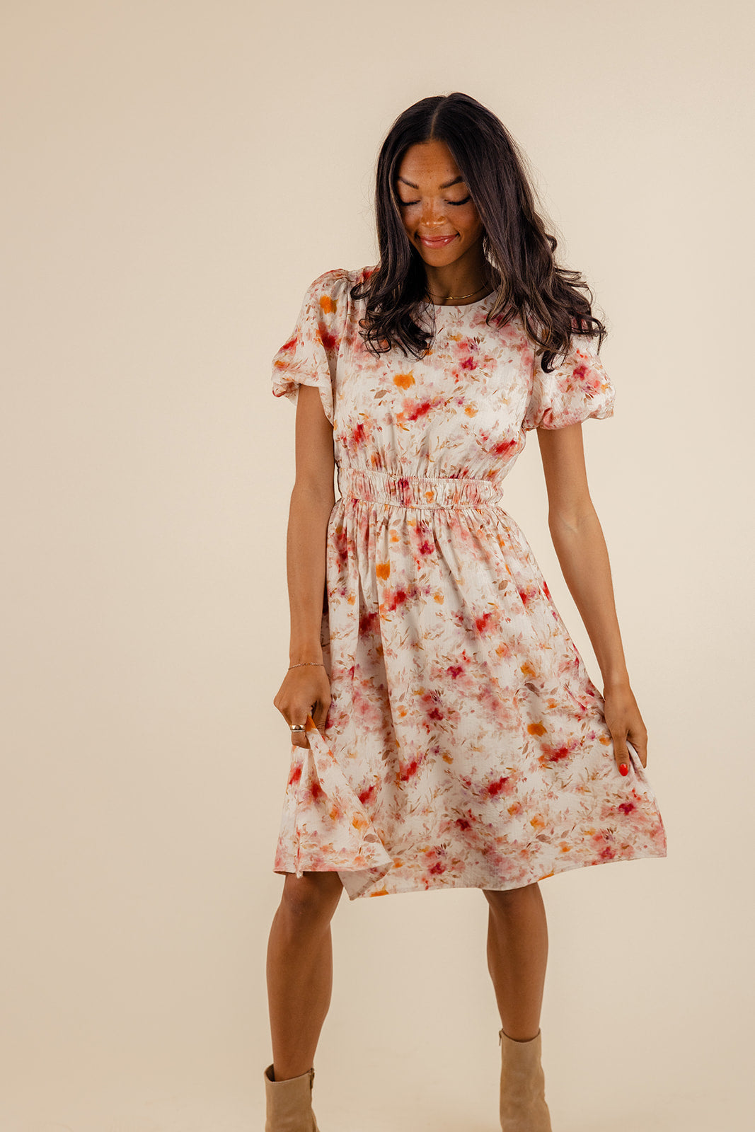Hestia Puff Sleeve Dress