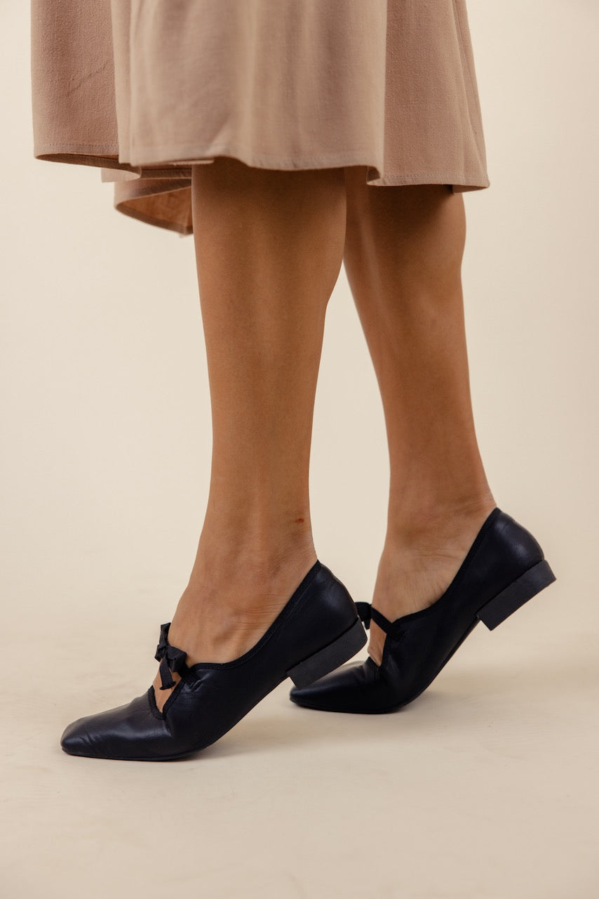 Yasmine Square Toe Mary Jane Flats