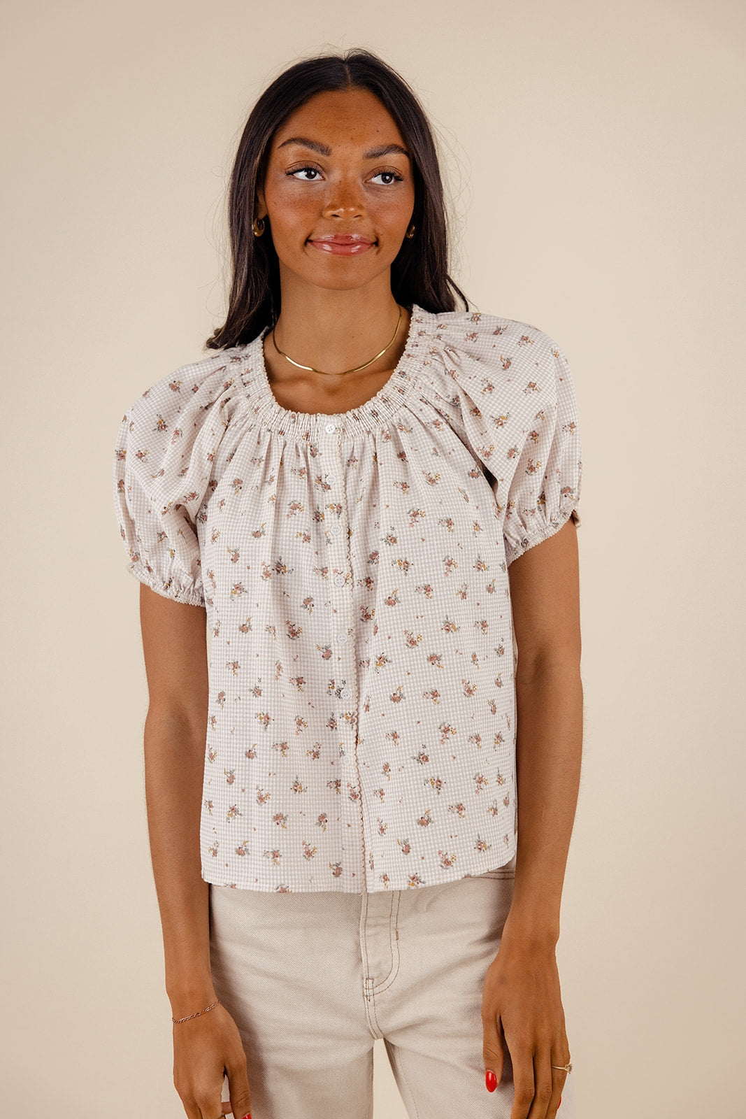 Wanna Be The One Puff Sleeve Blouse