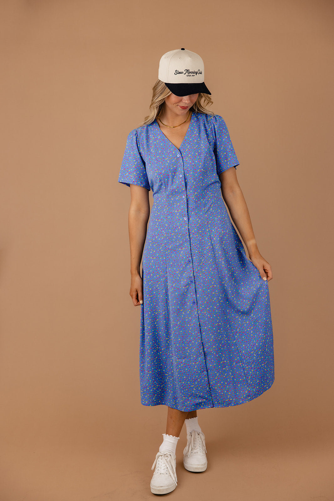Head First Button Down Dress