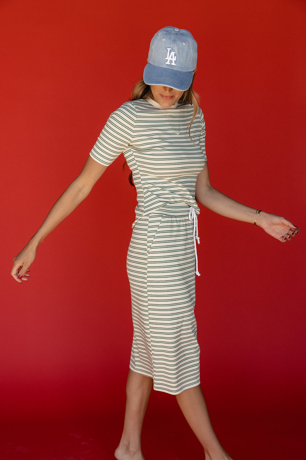 Myla Striped Skirt