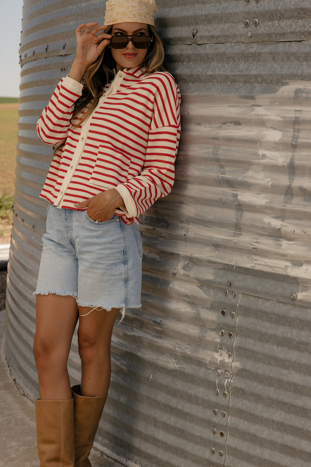 Come Around Collared Cardigan