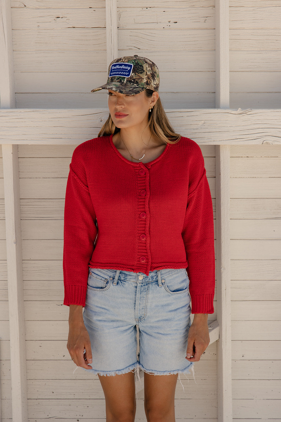 Rekindled Flames Cropped Cardigan