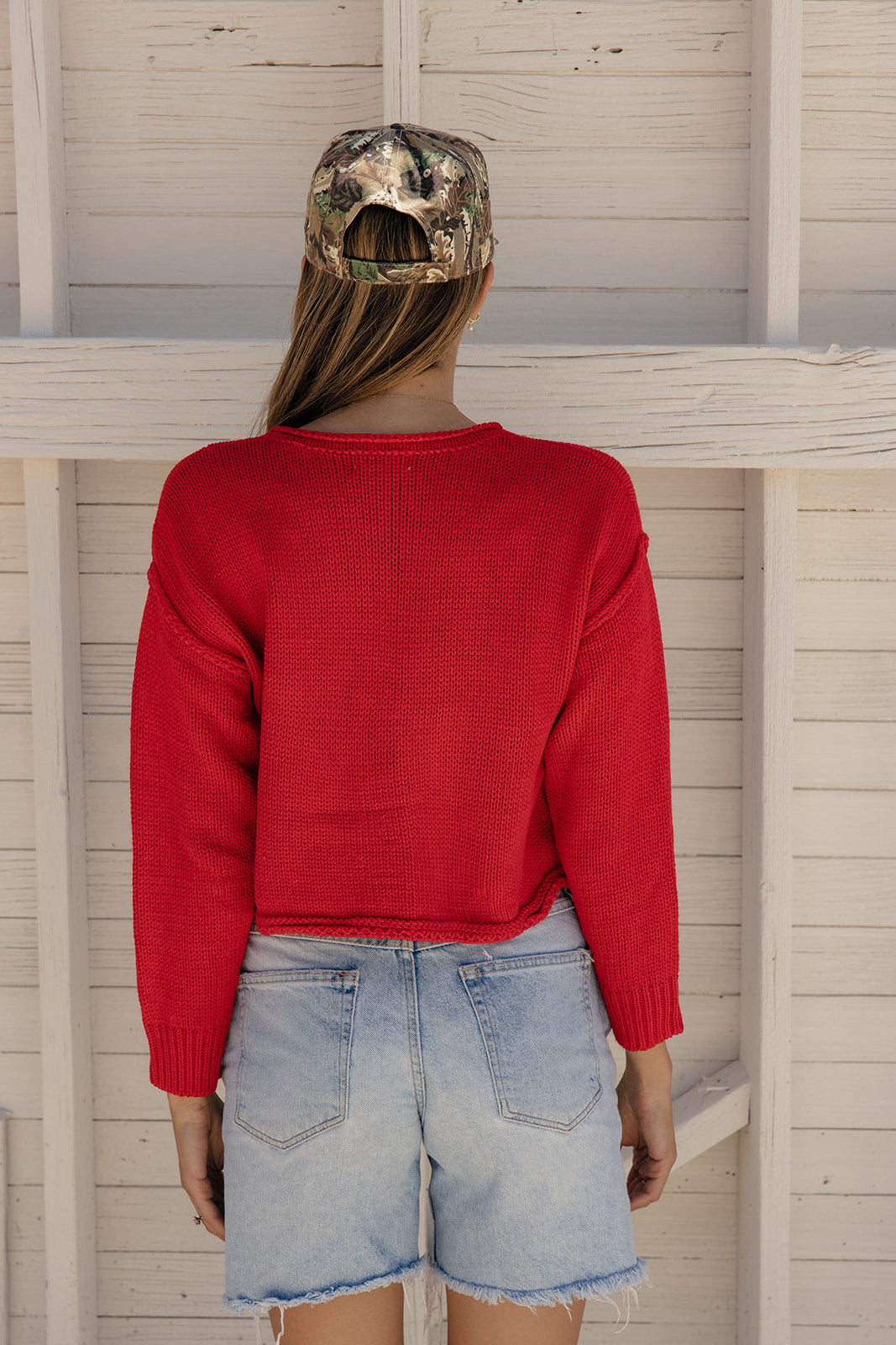 Rekindled Flames Cropped Cardigan
