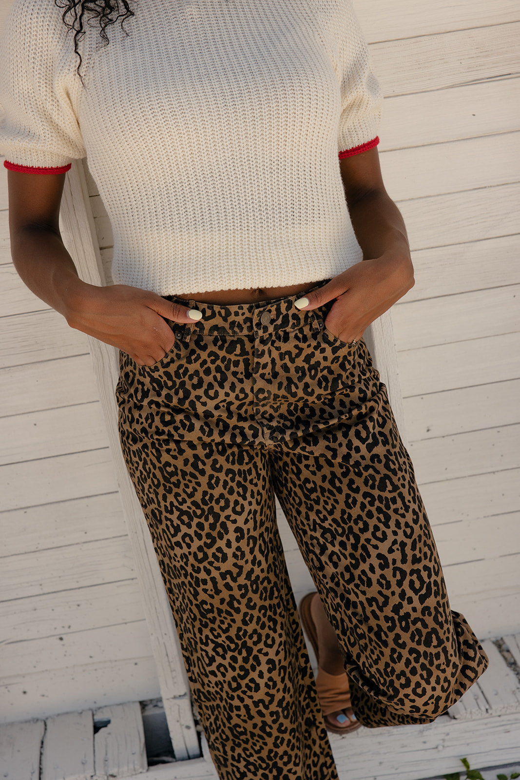 Feline Frenzy Leopard Pants