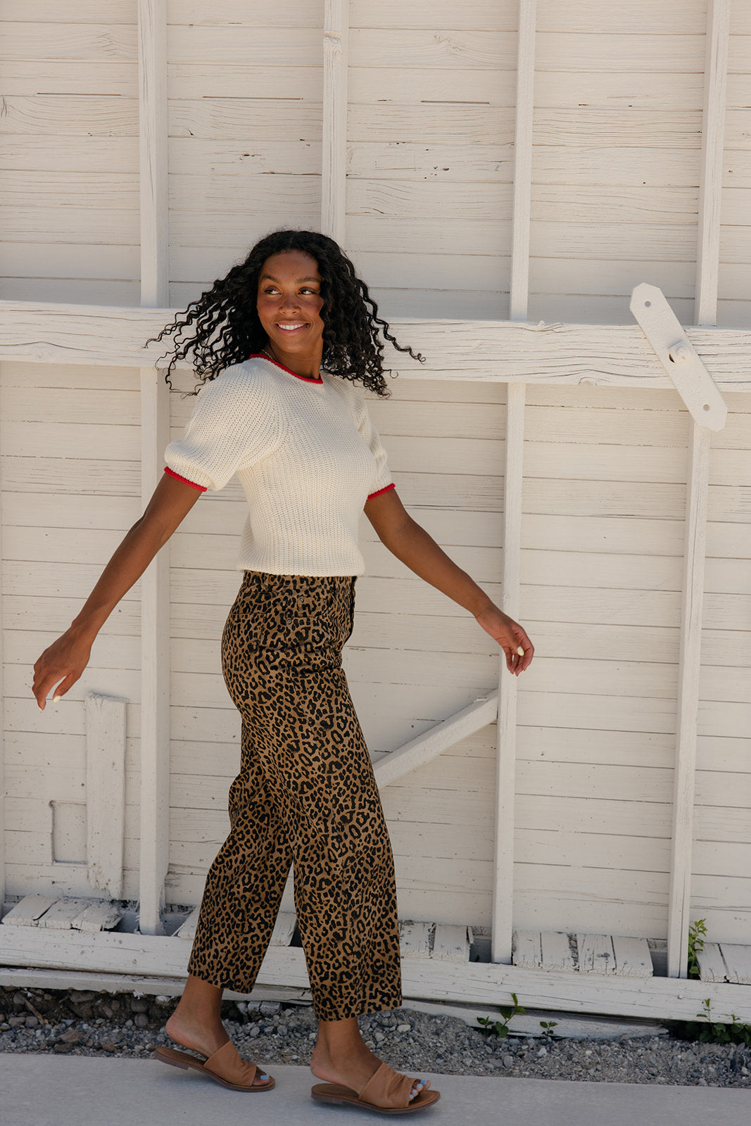 Feline Frenzy Leopard Pants