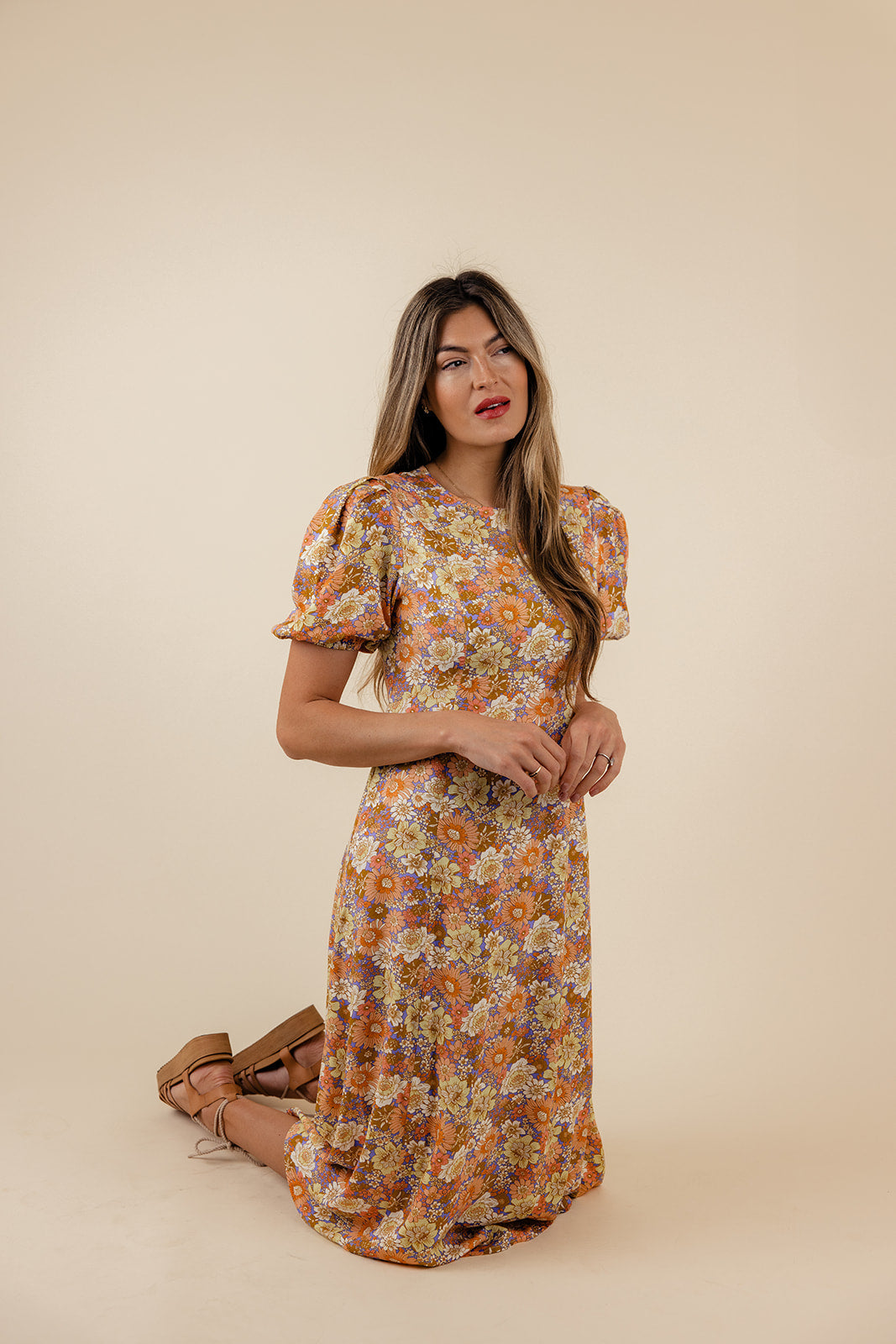 Boogie Down Puff Sleeve Dress