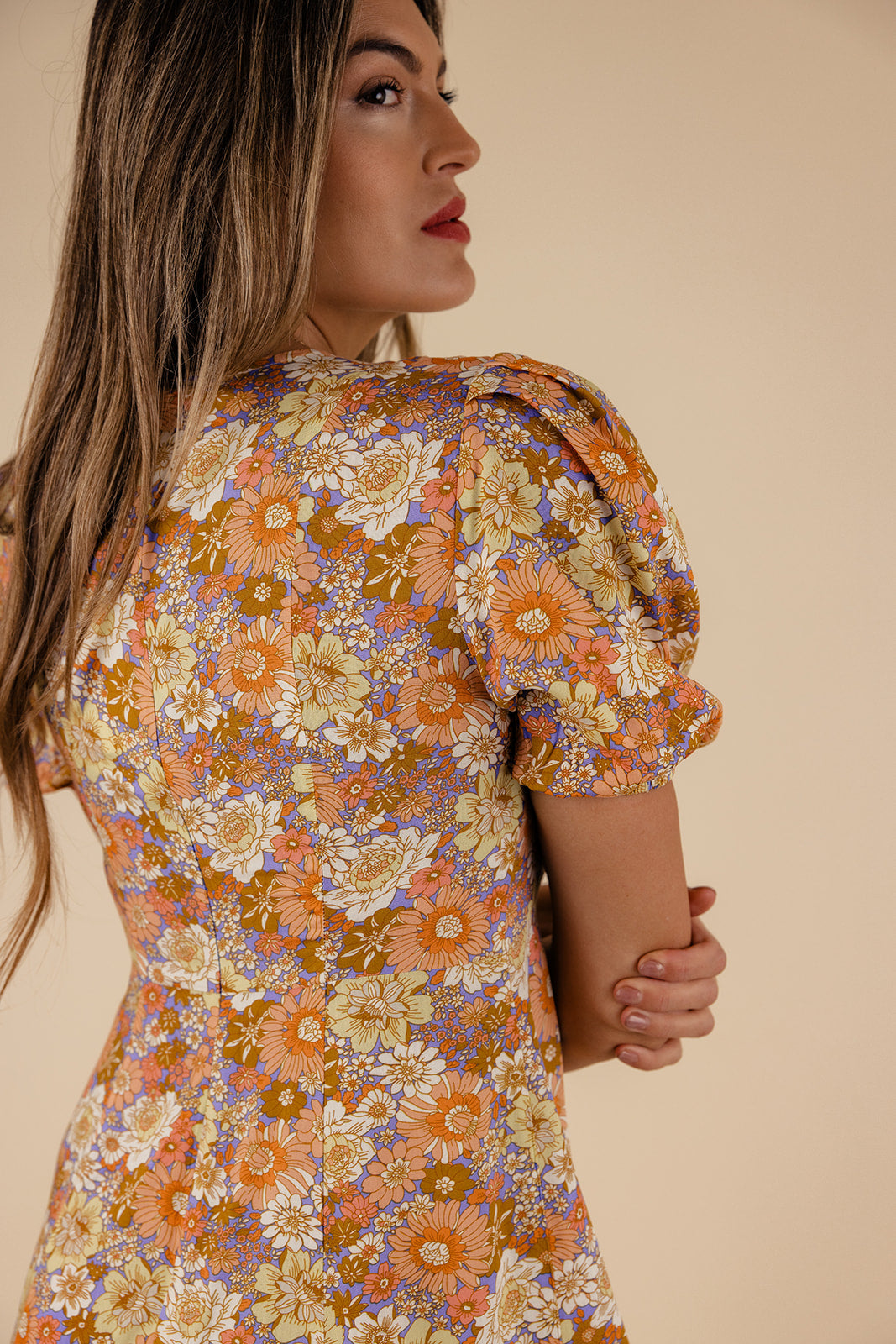 Boogie Down Puff Sleeve Dress