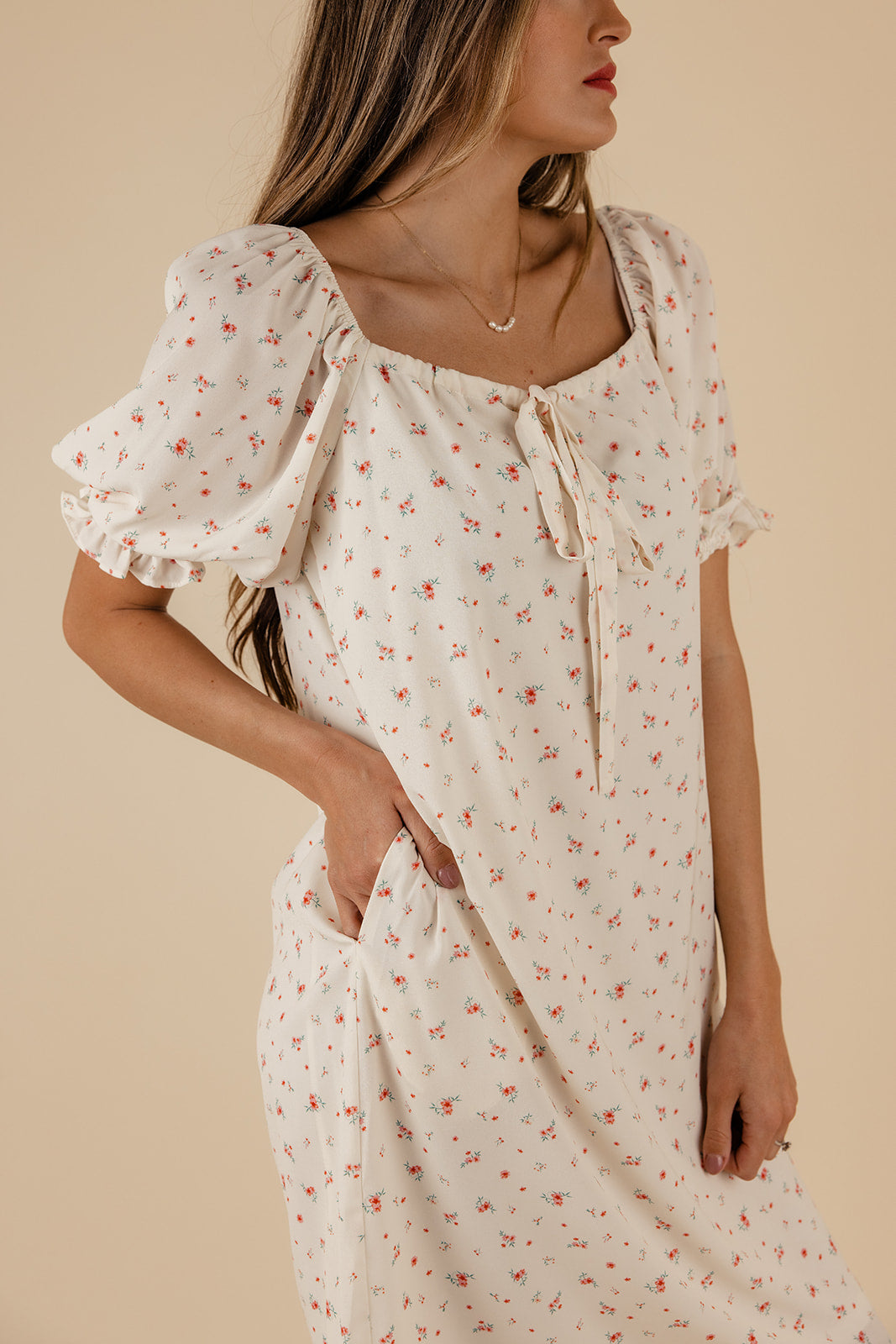 Ever After Floral Tie Dress