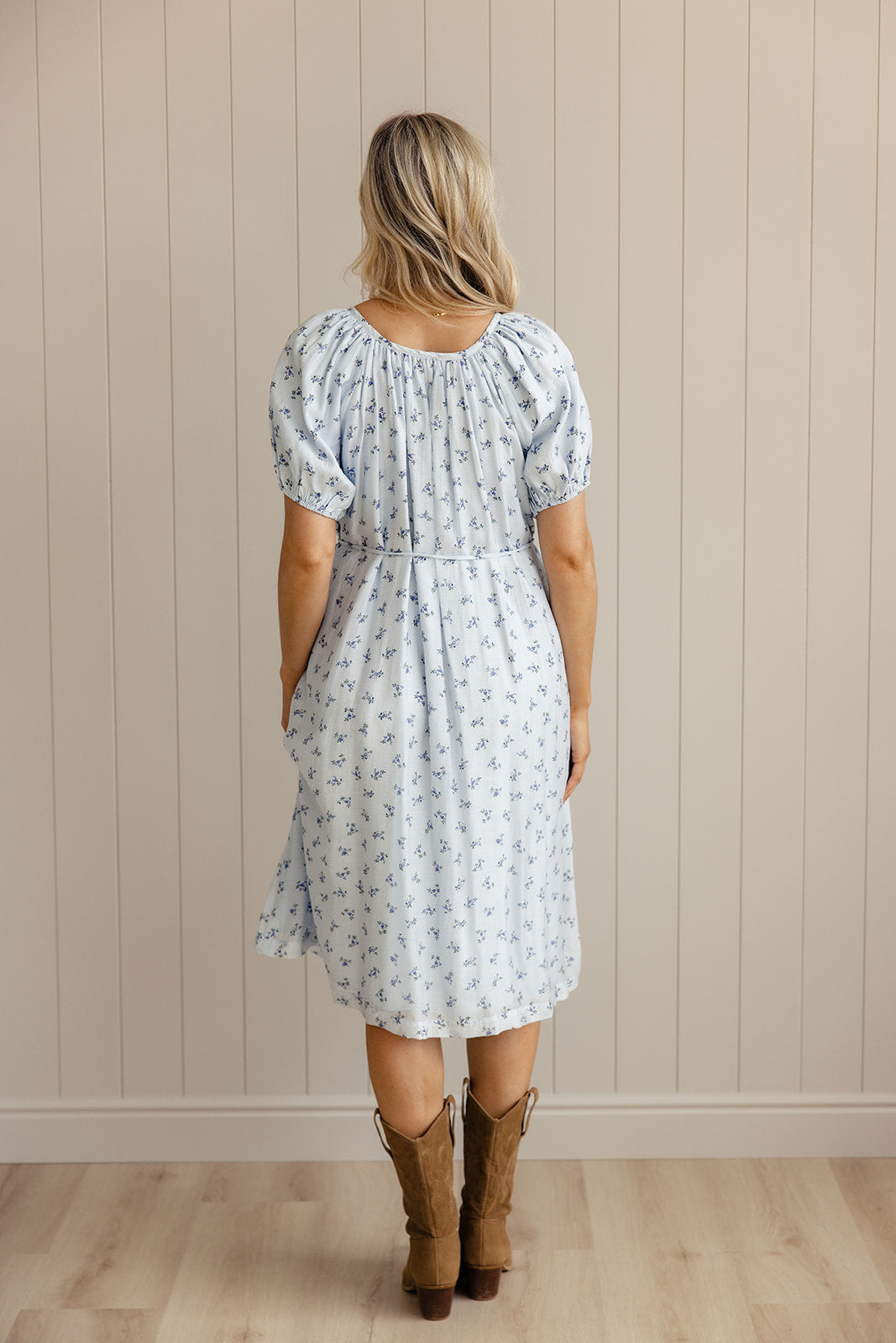 Wandering Free Button Dress