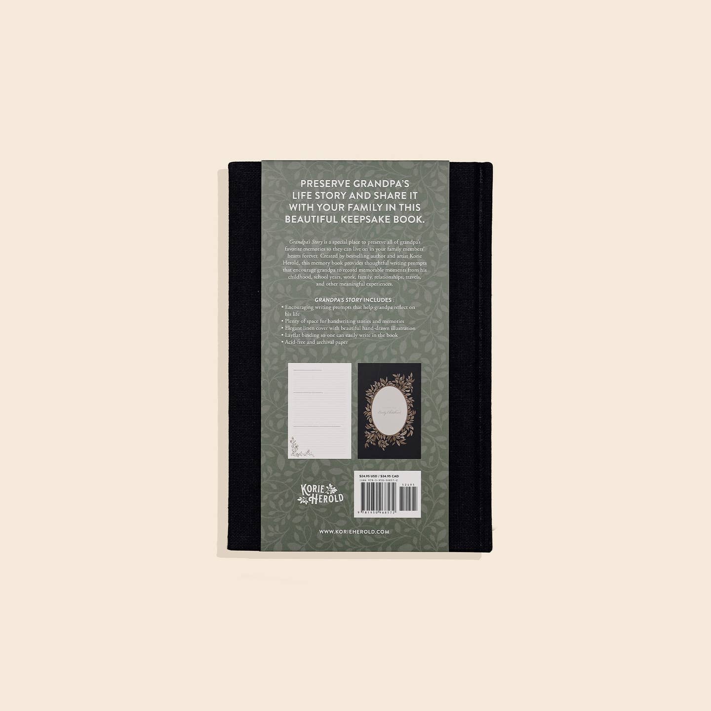 Grandpa's Story: A Memory and Keepsake Journal For My Family