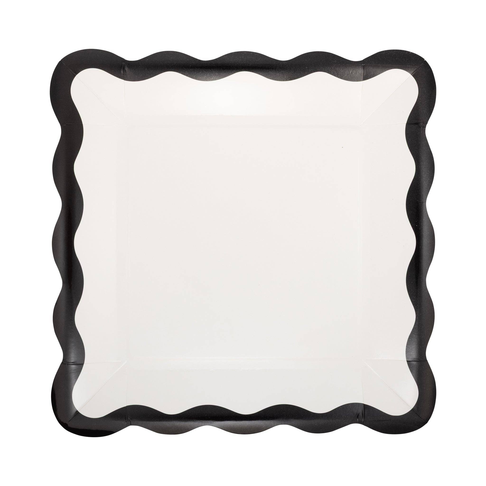 Elevate your Valentine's Day table with this stunning 10" cream and black ric rac plate! The playful scalloped edge design brings sophisticated charm to any romantic dinner or celebration. Perfect for adding a touch of elegance with a fun twist, this plate pairs beautifully with coordinating tableware for a cohesive, festive look.
Details:
Black and cream ric rac design
Includes 8 scalloped square shaped paper plates
10" x 10"