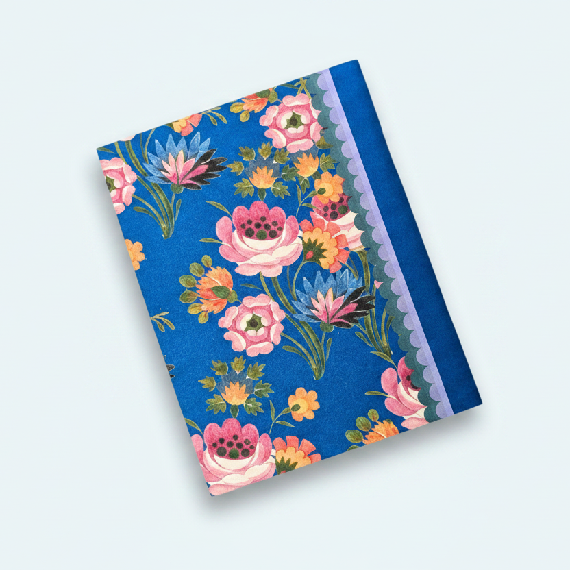 Perfectly petite companion for your musings and mid-day meanderings. These treasures measure 4.25" x 5.5" and are the perfect size for tucking into a bag or keeping on a nightstand for whenever inspiration strikes. Whether you are gifting them to a friend or keeping them for your own calm, slow moments of creativity, these notebooks are a delightful addition to any desk or shop collection.