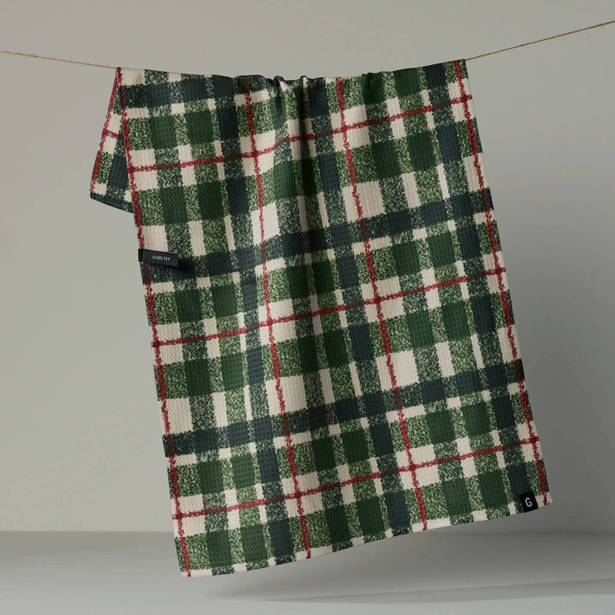 Juniper Plaid Luxe Kitchen Towel