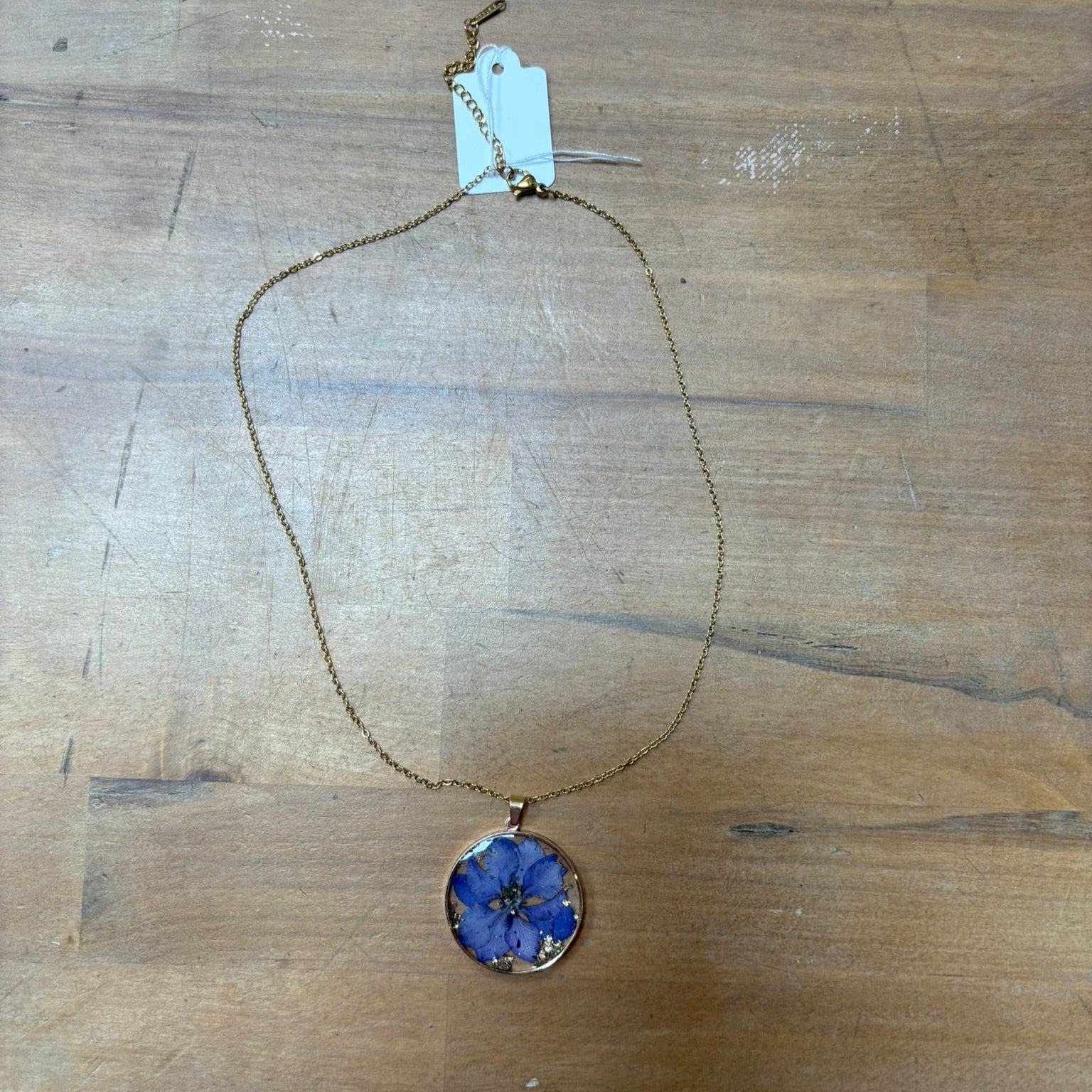 Purple Flower Necklace