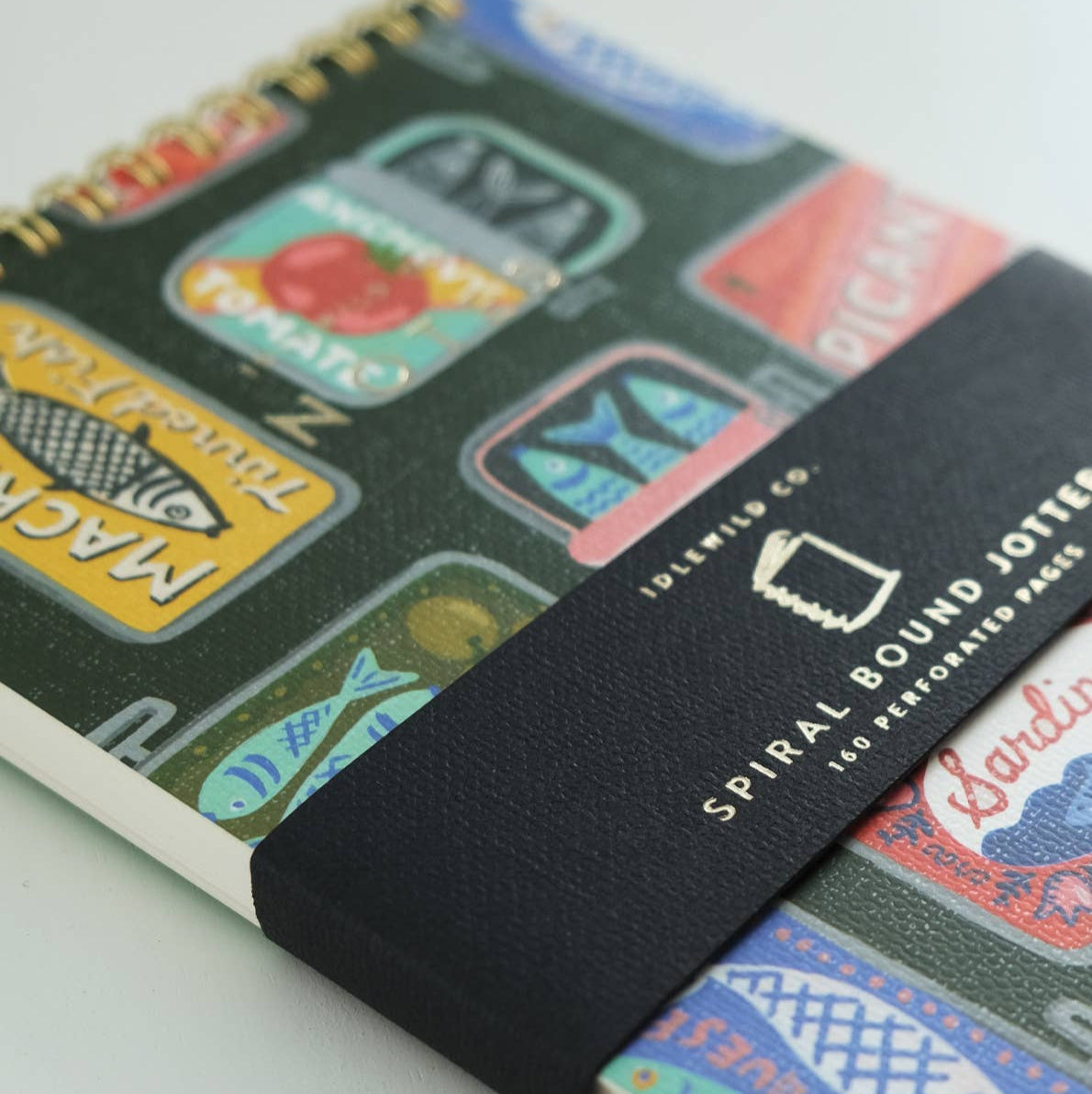 Tinned Fish Spiral Jotter