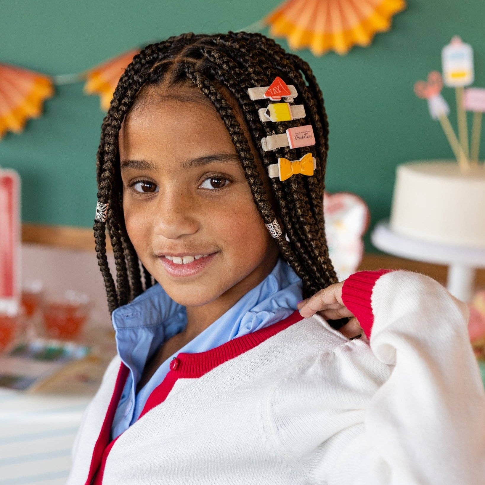 Occasions Back to School Resin Barrettes