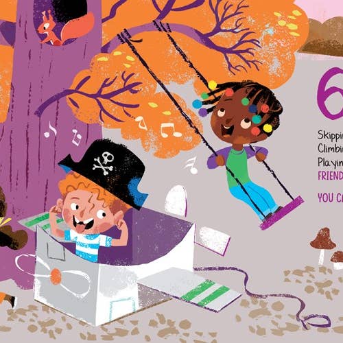 From friends to pets to doctors and your parents, children learn who they can count on in this fun board book!
Though many things in the world are uncertain, there are some people we can always count on—so let’s count them! In this colorful board book filled with adorable, diverse characters, children count the everyday heroes around them from 10 crossing guards and 9 firefighters down to 2 parents, and of course, 1 you!